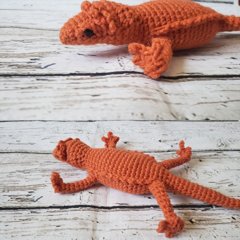 Carrot Orange Bearded Dragon Amigurumi/Doll